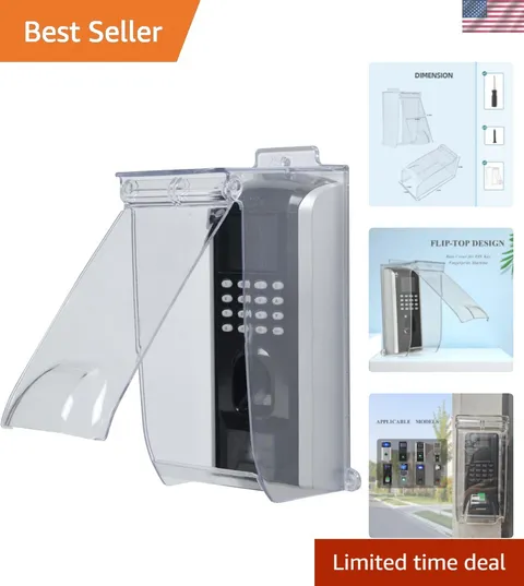 Clear Gate Outdoor Keypad Cover,Flip Access Control Rain Cover，Doorbell rain ...