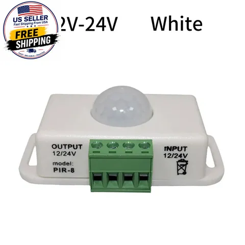 DC 12V-24V PIR Motion Sensor Automatic Module Delay Time 1-10Min Infrared Induct