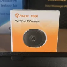 Anlapus C680 Wi-Fi Indoor IP Camera, Full-Color Night Vision, AI, Dual-Band