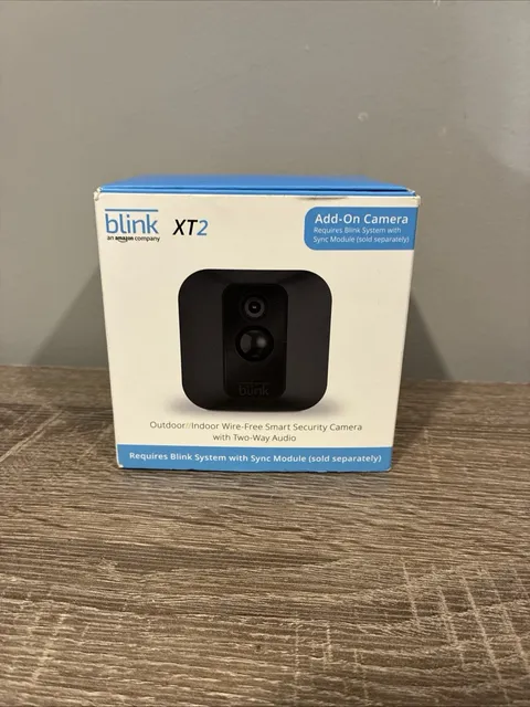 New Sealed Blink XT2 Wi-Fi 1080p Indoor/Outdoor Security Camera Open Box Unused