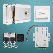 Access Control Electric Rim Door Lock Fail Secure NO Kit System With Remote