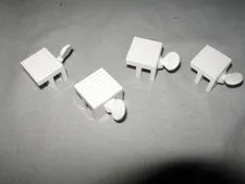 4 Pk Home Depot Sash Lock w/ Thumb Screw White Die Cast
