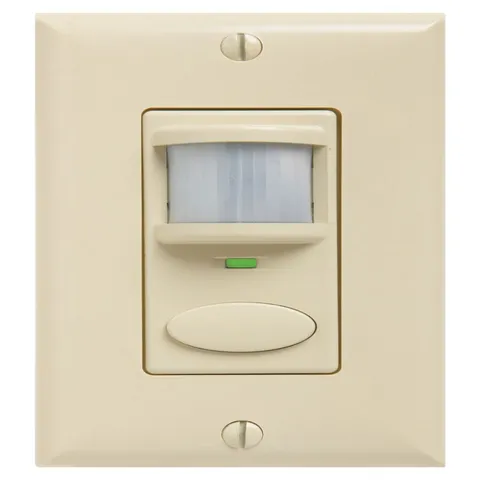 SENSOR SWITCH WSD-VN-I WALL SWITCH SENSOR PIR WITH VANDAL RESISTANT, IVORY