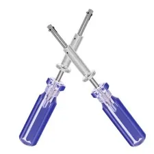 2Pcs High-grade Key Lock Key Branch Amplifier Security (Blue)
