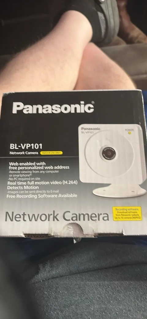 Panasonic BL-VP101 IP Network Camera Wired Motion Detection Color White