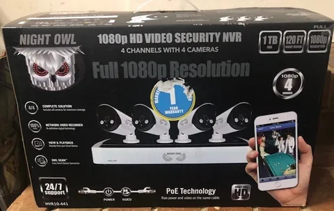 Night Owl NVR10-441 1080p HD Video Security NVR [4 Channels with 4 Cameras]