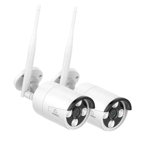 8MP Full-Color H.264+ Outdoor Wireless Security Camera with 2-Way Audio, Dual...