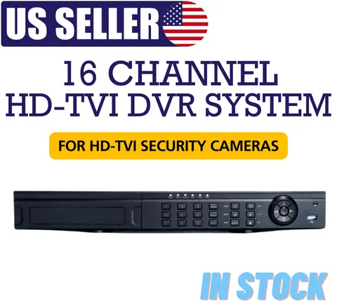 16 Channel DVR HD-TVI 1080p Recording HDMI 1080p Output, No HDD CCTV CNB RTC162 