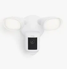 Ring Floodlight Cam Wired Pro, Home or business security, Retinal 2K Video,White
