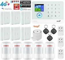 D23 Tuya APP WiFi 4G Wireless DIY Home Security Alarm Burglar System+RFID Access