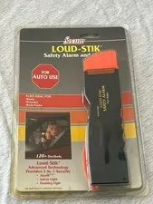 New Loud Stik Personal Safety Alarm & Light Use In An Auto