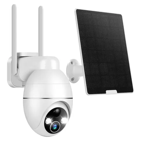 4G LTE Cellular Solar Security Camera Wireless Outdoor, 2K No WiFi Solar Powered