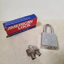 AMERICAN LOCK A7261KA SOLID STEEL PADLOCK 2IN (51MM) WIDE 2IN TALL
