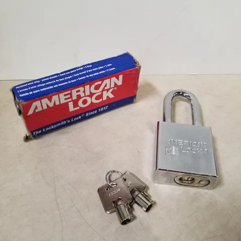 AMERICAN LOCK A7261KA SOLID STEEL PADLOCK 2IN (51MM) WIDE 2IN TALL