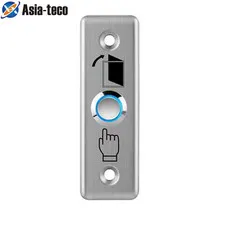 Stainless Steel Exit Button Push Switch Door Sensor Opener Release for Magnetic 