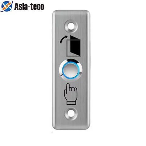 Stainless Steel Exit Button Push Switch Door Sensor Opener Release for Magnetic 