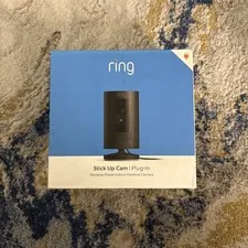 Ring Stick Up Cam Indoor Outdoor 1080p Wi-Fi Plug-In Security Camera