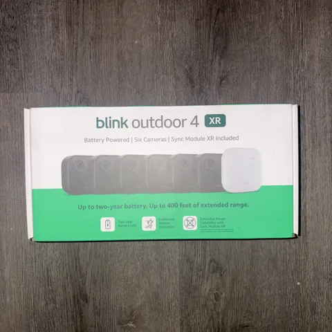Blink Security Cameras 6 Camera Set Outdoor 4 XR with Sync Module HD Wireless