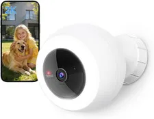 2K Wireless Outdoor Security Camera, Battery/Solar Powered Camera | 600Lm Spotli