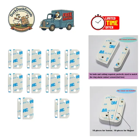 Weather-Resistant Double-Sided Tape for Ring Alarm - Easy No-Tool Installation