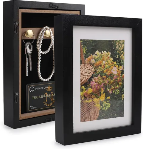 Diversion Safe 6.5"X8.5" Picture Frame Safe with Secret Compartment for Valuable