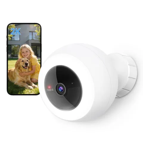 B310 Wireless Outdoor Security Camera with 600lm Spotlight, 12600mAh Battery-...