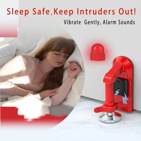 Door Stop Alarm Wireless Home Hotel Travel Security Portable Safety Stopper