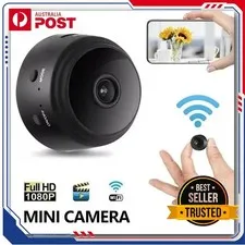 Mini Wifi Wireless IP Camera 1080P HD Security Cam Monitor AU