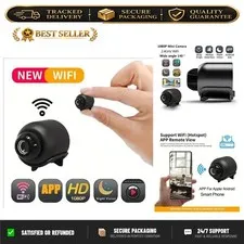 1080P Mini Security Camera WiFi Night Vision Motion Detection GEMODI
