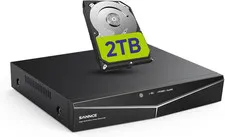 DVR for Security Camera,  5MP 8CH CCTV DVR with 2TB Hard Drive, H.264+ Hybrid 5-