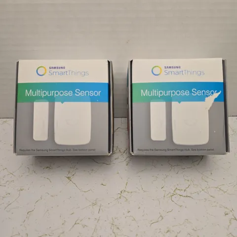 Samsung SmartThings Multipurpose Sensor  2-pack) Open Box Unused.