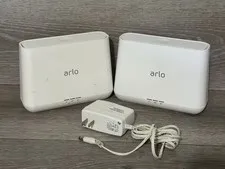Lot of 2 UNTESTED Netgear Arlo Pro Base Station VMB4000 with 1 Power Cord Only
