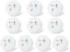 10 Pack Water Leak Detectors, 100Db Water Sensor Alarms Flood Detector for Basem