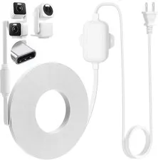 25FT Outdoor Power Adapter for WYZE Cam Pan V4/Duo Cam Pan/Solar Cam Pan, Type C