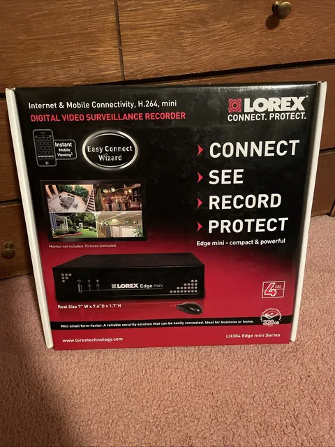 Lovex Digital Video Surveillance Recorder, 4 CH, Instant Mobile Viewing, 320GB