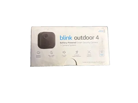 Blink Outdoor 4 Battery Powered Smart Security Camera 1 Camera System Open Box