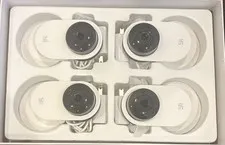 YI 2MP 1080p Full HD Wireless IP Security Camera - White - 4 Pieces - USED