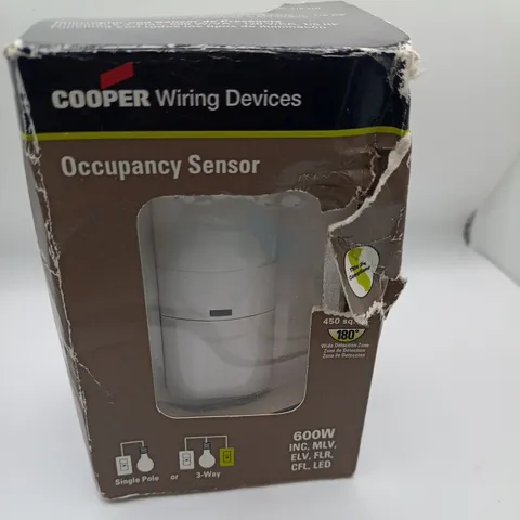 Cooper Wiring Devices OS306U-W Occupancy Sensor Switch White 600W CFL LED NEW