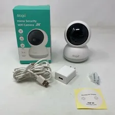 Alaga 3K WiFi Indoor Security Camera Pan/Tilt - White