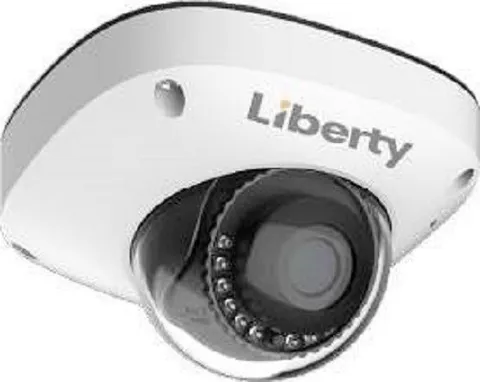 Liberty AI 8MP IP  2.8mm, True WDR, 45’ IR, PoE Outdoor Wedge Camera-#L3IP8WS