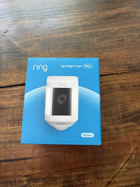 New Ring Spotlight Cam Plus Security Camera