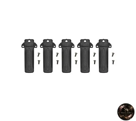 Vbestlife Radio Belt Clip 5pcs Portable Transceiver Belt Clamp Holder