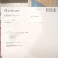 SimpliSafe Home Security System Base Station Keypad Entry Motion Sensors