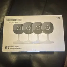 Galayou G7 2K Indoor Wi-Fi Smart Security Camera 4-Pack Alexa/Google