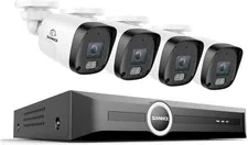 2K 3MP PoE Security Camera System with 6MP NVR and 4 Weatherproof Cameras