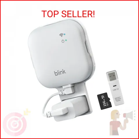256GB MicroSD Card and Sync Module XR Mount, No-Drilling Mount for Blink Outdoor