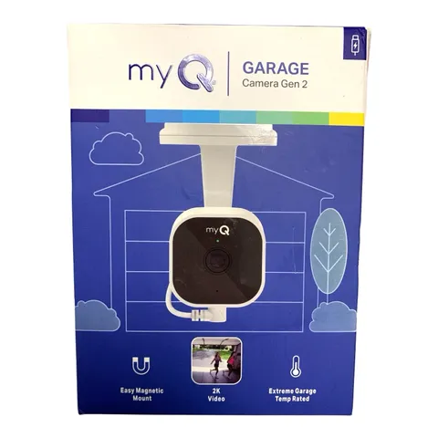 myQ Garage Camera Gen 2 2K WiFi Security Cam - White