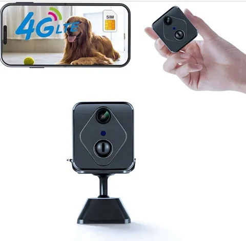 4G Surveillance Camera, 2K HD Indoor/Outdoor Night Vision, AI Motion Detection