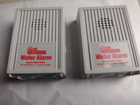 2x Watchdog Water Alarm Glentronics BWD-HWA Basement