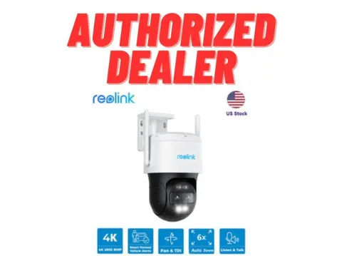 Reolink 4K 8MP Dual-lens Auto-Zoom Tracking Dual View 4G PTZ Security Camera